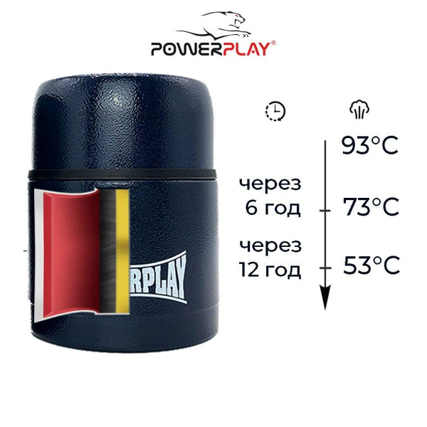 Термос харчовий PowerPlay 9003 Синій 500 мл