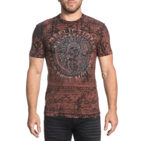 Двухсторонняя футболка Affliction AC Last Rites Reversible T-shirt