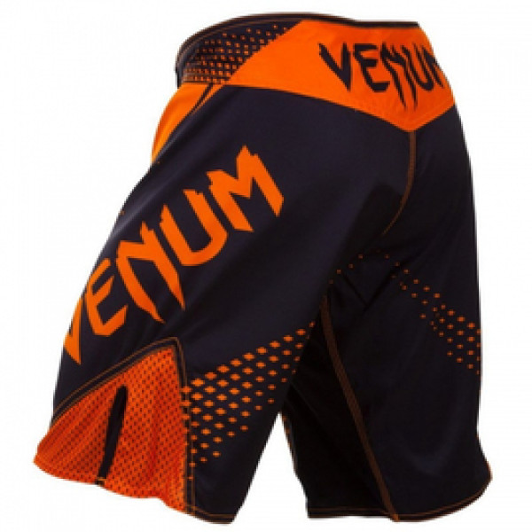 Шорты для MMA Venum Hurricane Fight Shorts Black Neo Orange