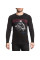 Термалка Affliction Full Metal Jacket LS Thermal Charcoal Crystyal Wash Black
