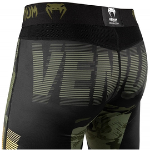 Компрессионные штаны Venum Tactical Spats Forest Camo Black