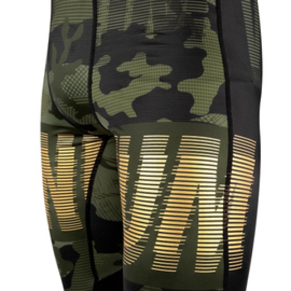 Компрессионные штаны Venum Tactical Spats Forest Camo Black