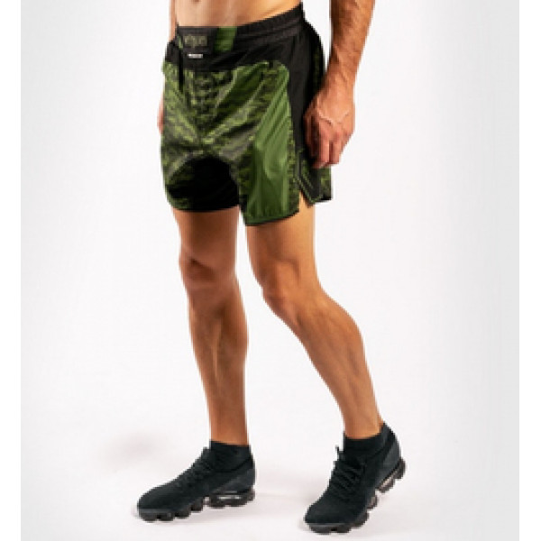 Шорты для MMA Venum Trooper Fightshorts Forest Camo Black