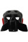 Боксерский шлем Fairtex HG13 Extra Vision Head Guard Black Red