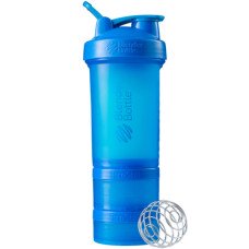 Шейкер спортивний BlenderBottle ProStak 22oz/650ml з 2-ма контейнерами Cyan (Original)