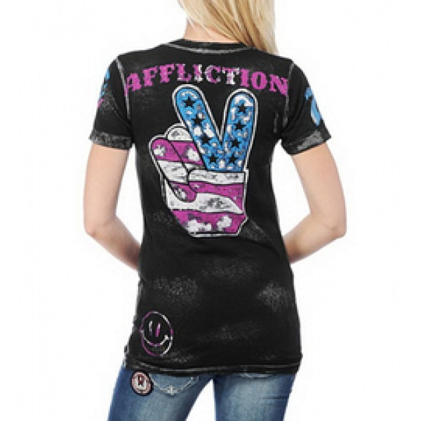 Футболка женская Affliction Too Fast for Love