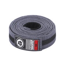 Детский пояс для кимоно Peresvit BJJ Belt Kid's Grey Black Stripe
