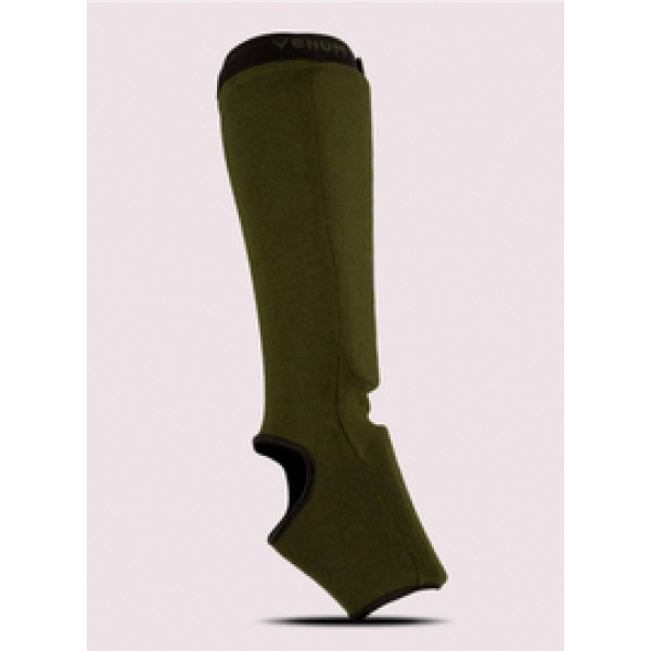 Защита голени и голеностопа Venum Kontact Shinguards Khaki Black