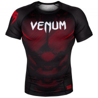 Рашгард Venum NoGi 2.0 Rashguard Short Black Red