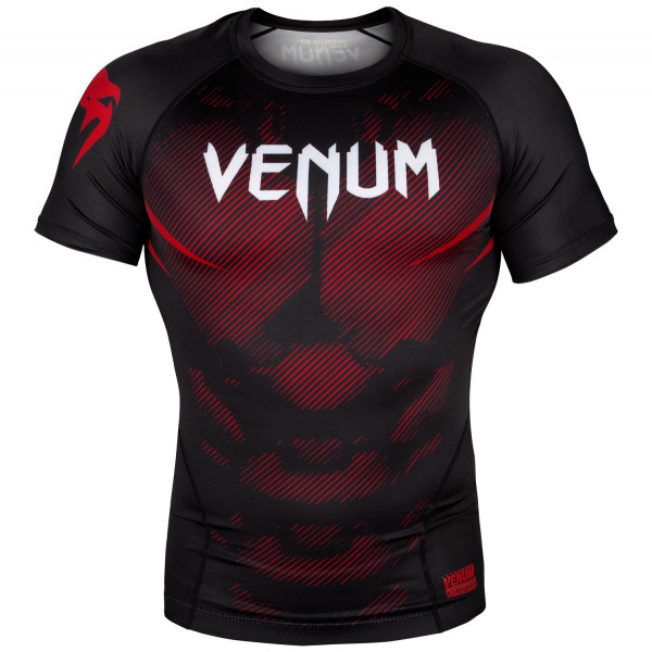 Рашгард Venum NoGi 2.0 Rashguard Short Black Red