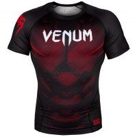Рашгард Venum NoGi 2.0 Rashguard Short Black Red