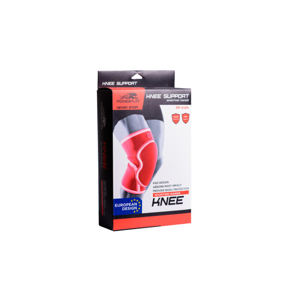 SALE Наколінник спортивний PowerPlay 4104 (1шт) Чорний SM