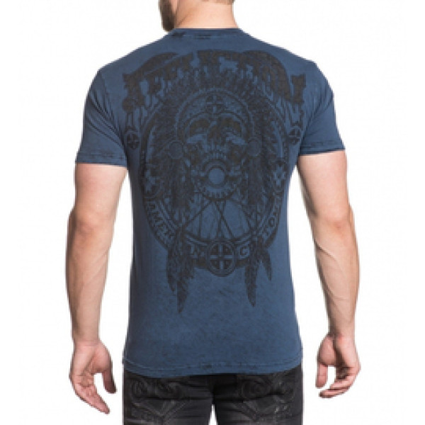 Двухсторонняя футболка Affliction Bull Run Dusk Reversible Tee
