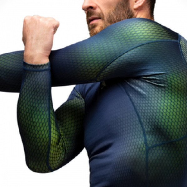 Рашгард Hayabusa Fusion Rashguard - Blue Green
