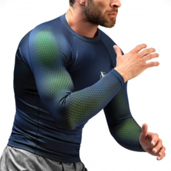 Рашгард Hayabusa Fusion Rashguard - Blue Green