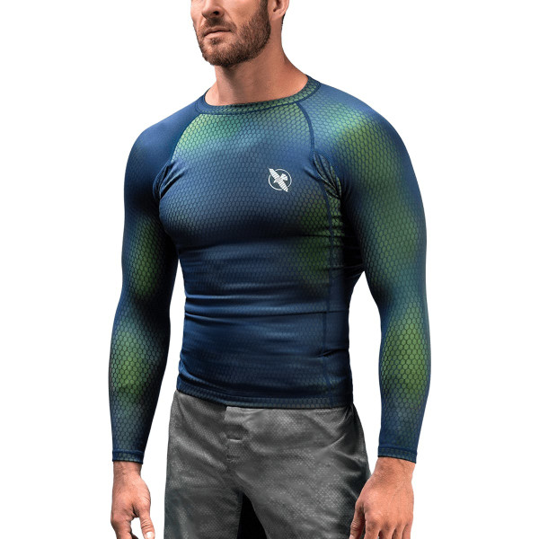 Рашгард Hayabusa Fusion Rashguard - Blue Green