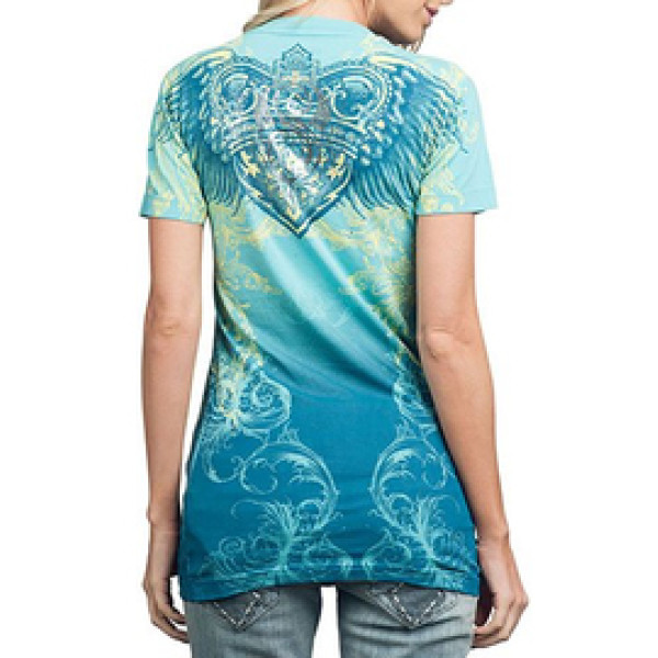 Футболка женская Sinful by Affliction CRAFTWORK V-Neck