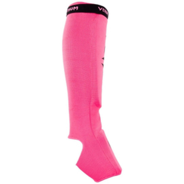 Защита голени и голеностопа Venum Kontact Shinguards Pink Black