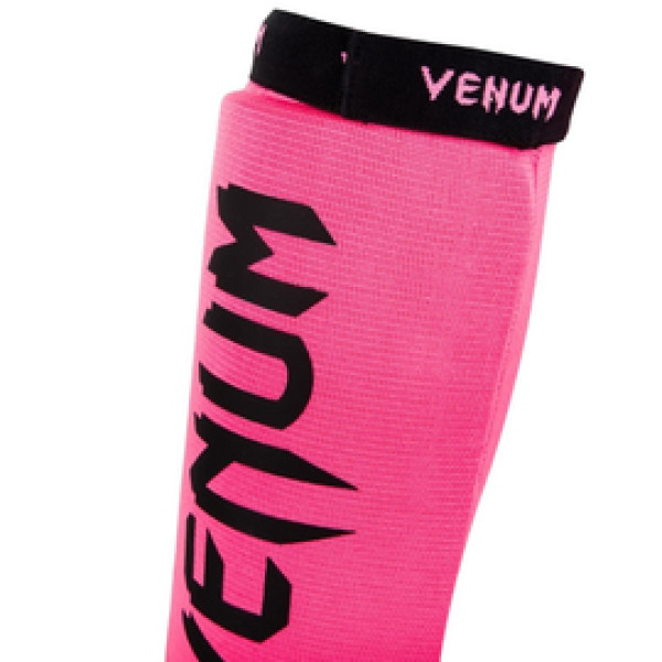 Защита голени и голеностопа Venum Kontact Shinguards Pink Black