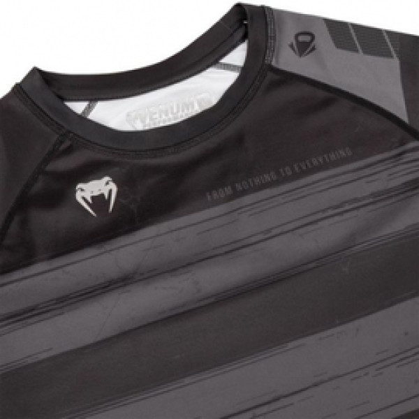 Компрессионная футболка Venum AMRAP Comression T-shirt Short Sleeves Black Grey