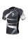 Рашгард Hayabusa Metaru Black-White с кор. рукавом