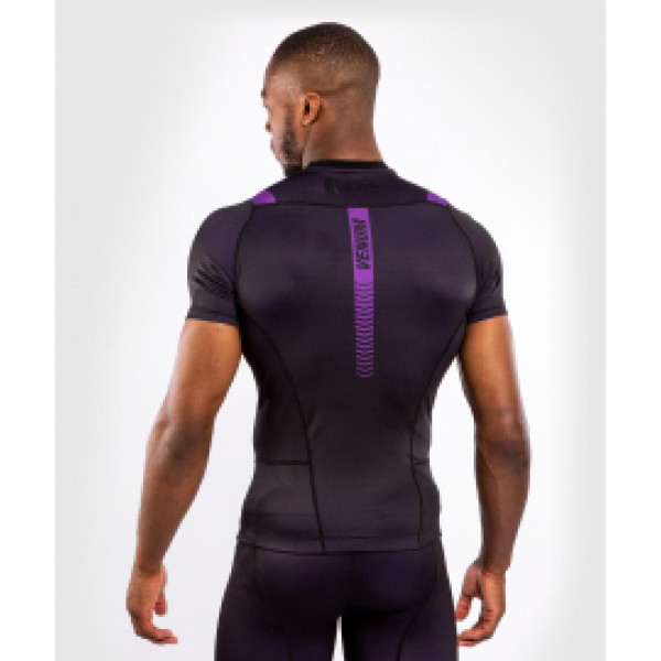 Рашгард с коротким рукавом Venum Nogi 3.0 Short Sleeves Rashguard Black Purple