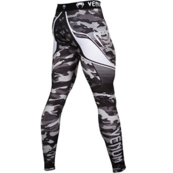 Компрессионные штаны Venum Camo Hero Spats White Black