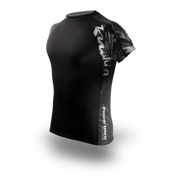 Рашгард PunchTown Ryushin Black Rash Guard Short Sleeve