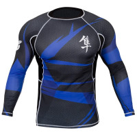 Рашгард Hayabusa Metaru L/S - Black/Blue