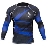 Рашгард Hayabusa Metaru L/S - Black/Blue