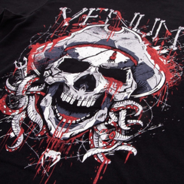 Футболка Venum Pirate 3.0 T-shirt Black Red