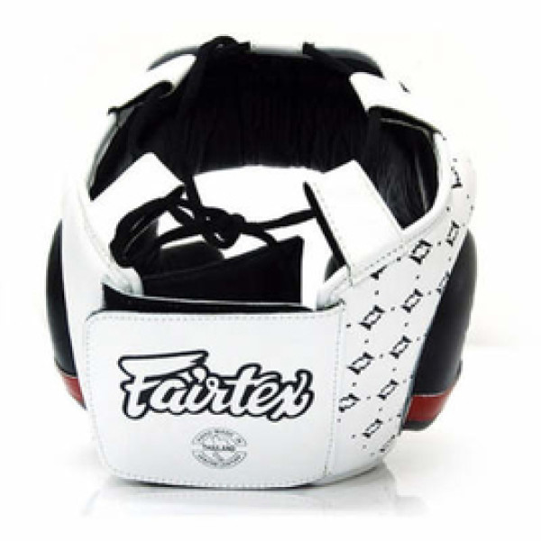 Боксерский шлем Fairtex HG10 Super Sparing White