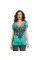 Женская футболка Sinful Feline Lace Panel Tee