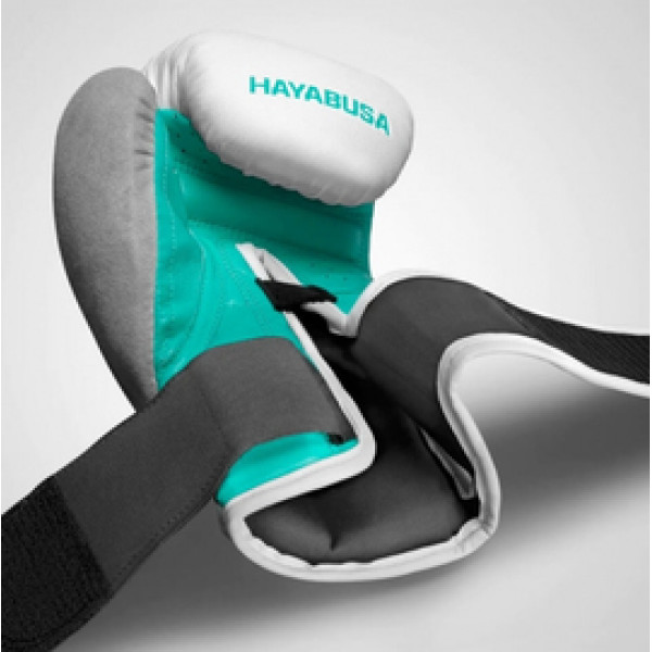 Боксерские перчатки Hayabusa T3 Boxing Gloves White Teal