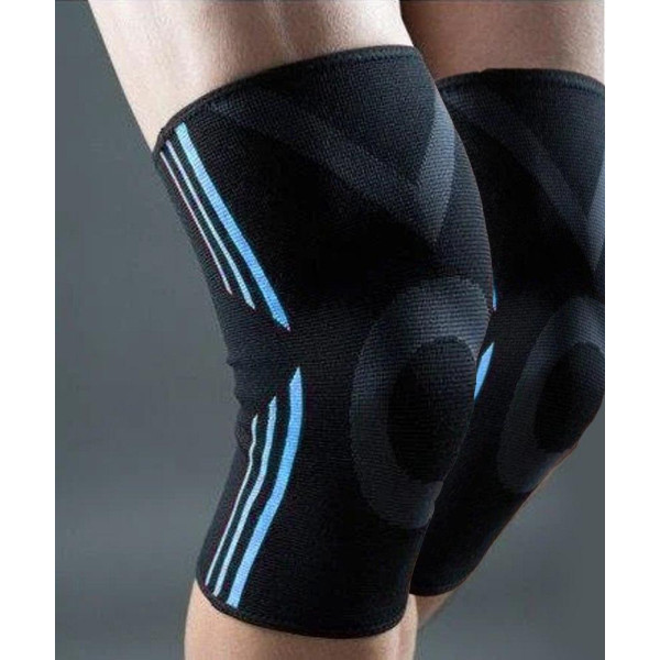 Наколінники Power System PS-6021 Knee Support Evo Black/Blue (пара) L