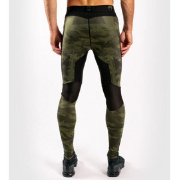 Компрессионные штаны Venum Trooper Tights Forest Camo Black