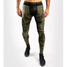 Компрессионные штаны Venum Trooper Tights Forest Camo Black