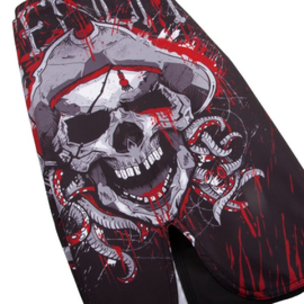 Шорты для MMA Venum Pirate 3.0 Fightshorts Black Red