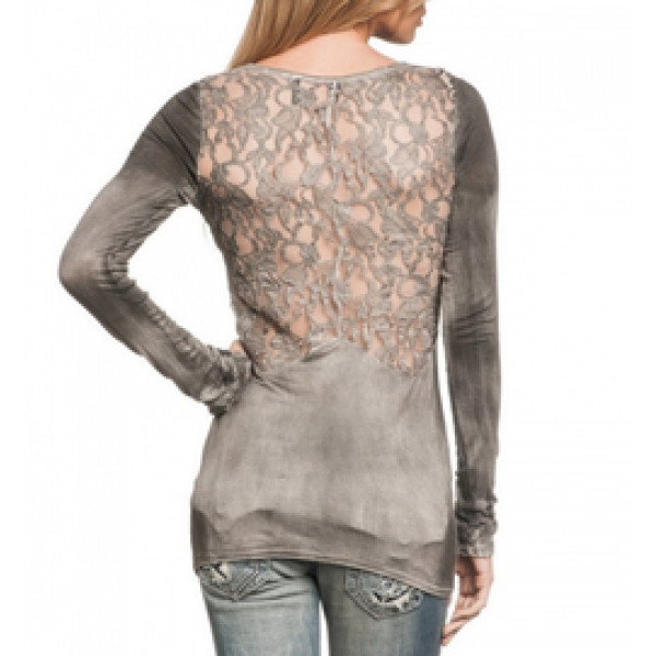 Женская футболка Affliction Tomorrow Sky Long Sleeve T-shirt