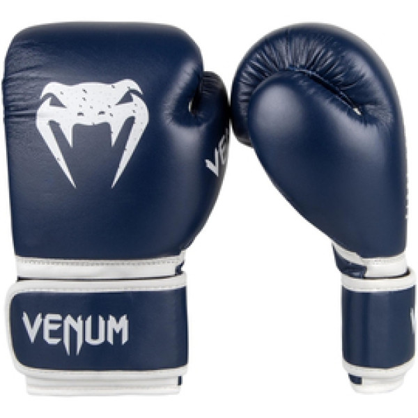 Боксерские перчатки для детей Venum Signature Kids Boxing Gloves Navy Blue