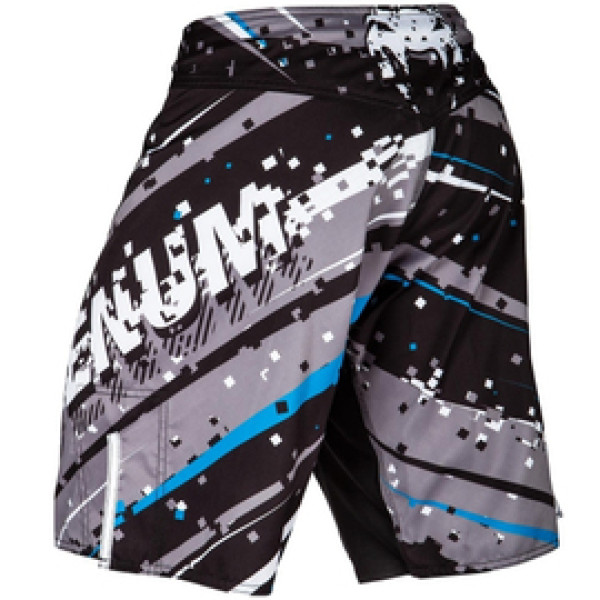 Шорты для MMA Venum Pixel Fightshorts Black Grey