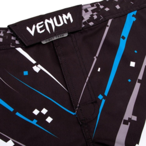 Шорты для MMA Venum Pixel Fightshorts Black Grey