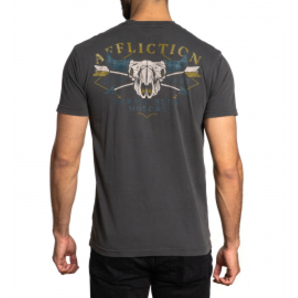 Футболка Affliction Stampede A24544 Black Resin Wash