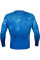 Компрессионная футболка Venum Fusion Compression T-shirt Blue Long Sleeves