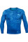 Компрессионная футболка Venum Fusion Compression T-shirt Blue Long Sleeves