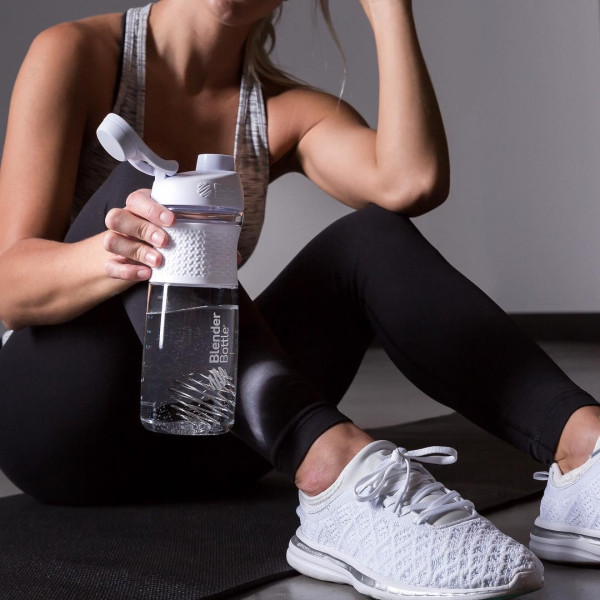 Шейкер спортивний (пляшка) BlenderBottle SportMixer Twist 28oz/820ml White (Original)
