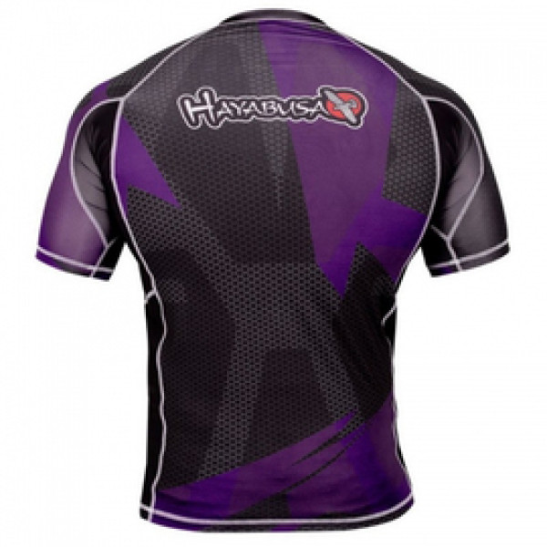 Рашгард Hayabusa Metaru Purple с кор. рукавом