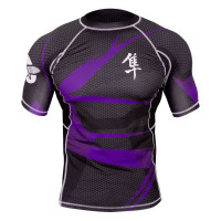 Рашгард Hayabusa Metaru Purple с кор. рукавом