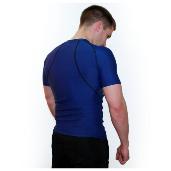 Рашгард Artix Dry-Fit Blue с коротким рукавом