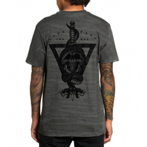 Футболка Affliction Sacred Strike Charcoal Camo